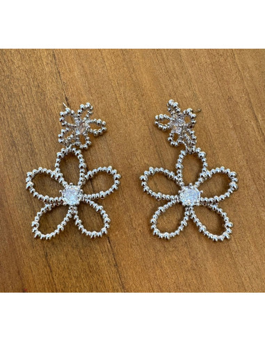 Kolczyki Kwiatek Srebrne Kwiatki Lolita...