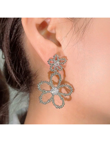 Kolczyki Kwiatek Srebrne Kwiatki Lolita...