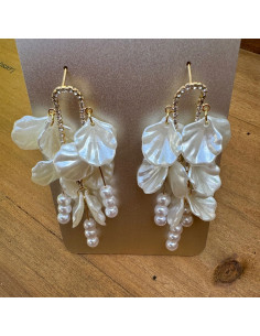 Kolczyki Kwiatek Perłowe Kwiatki Lolita Accessories...