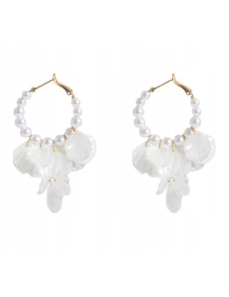 Kolczyki Kwiatek Koła Kwiatki Lolita Accessories srebrny sztyft 925