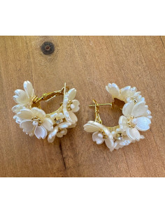 Kolczyki Kwiatek Koła Kwiatki Lolita Accessories srebrny... 2