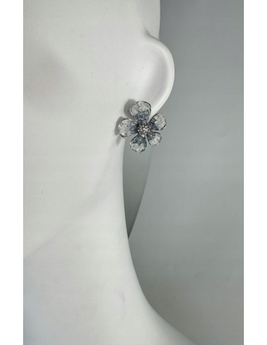 Kolczyki Kwiatek Połyskujące Kwiatki Lolita...