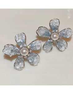 Kolczyki Kwiatek Połyskujące Kwiatki Lolita Accessories...