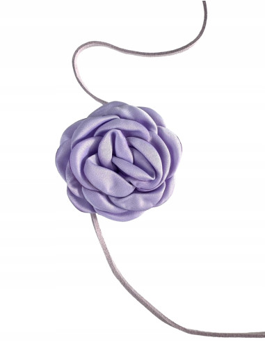 Naszyjnik z kwiatkiem CHOKER BOHO wiązany na...