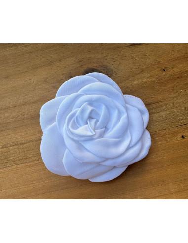 KWIAT Z MATERIAŁU BROSZKA RÓŻA PREZENT LOLITA ACCCESSORIES 8 CM