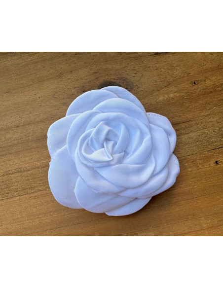 KWIAT Z MATERIAŁU BROSZKA RÓŻA PREZENT LOLITA ACCCESSORIES 8 CM