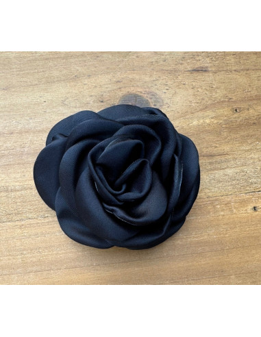 KWIAT Z MATERIAŁU BROSZKA RÓŻA PREZENT LOLITA ACCCESSORIES 8 CM