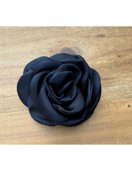 KWIAT Z MATERIAŁU BROSZKA RÓŻA PREZENT LOLITA ACCCESSORIES 8 CM