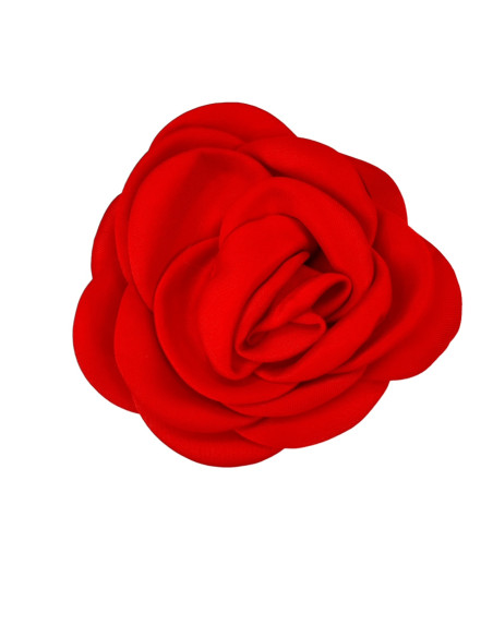 KWIAT Z MATERIAŁU BROSZKA RÓŻA PREZENT LOLITA ACCCESSORIES 8 CM