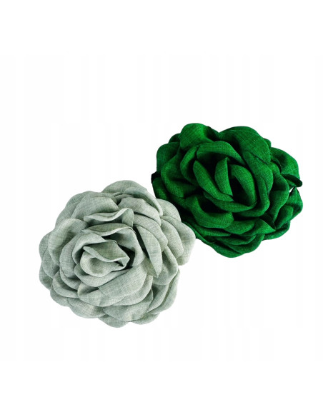 KWIAT Z MATERIAŁU BROSZKA PRZYPINKA PREZENT LOLITA ACCCESSORIES 9-10 CM