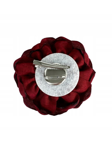 KWIAT Z MATERIAŁU BROSZKA PRZYPINKA PREZENT...