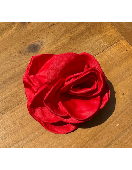 KWIAT Z MATERIAŁU BROSZKA PRZYPINKA PREZENT LOLITA ACCCESSORIES 10 CM