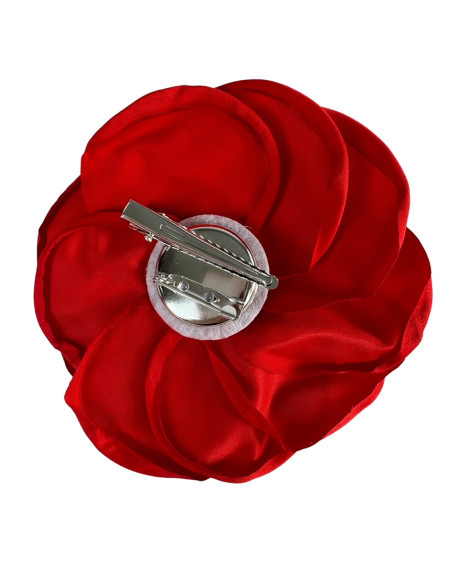 KWIAT Z MATERIAŁU BROSZKA PRZYPINKA PREZENT LOLITA ACCCESSORIES 10 CM