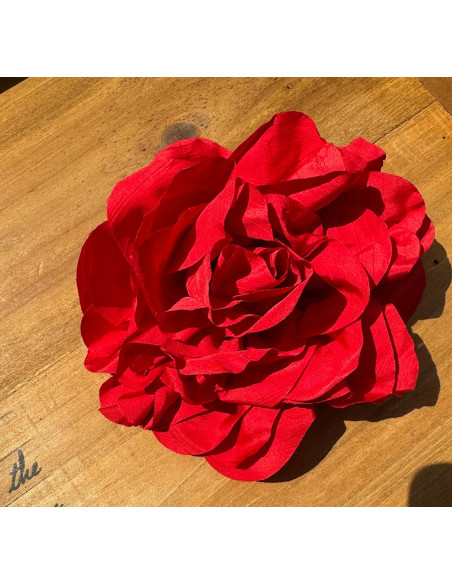 KWIAT Z MATERIAŁU BROSZKA PRZYPINKA PREZENT LOLITA ACCCESSORIES 14-16 CM