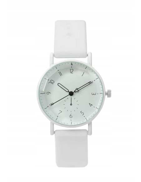 Zegarek Damski Dziewczęcy BIAŁY pasek silikonowy LOLITA ACCESSORIES
