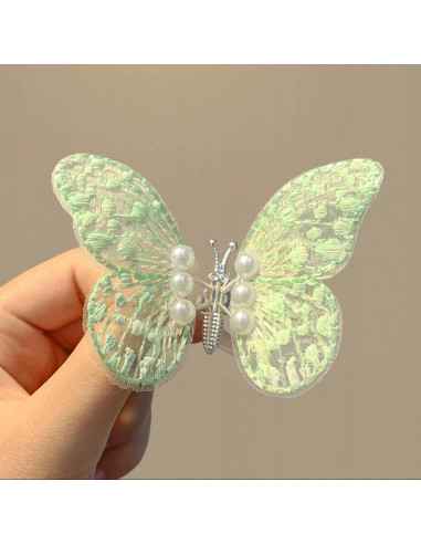 Spinki dla dziecka dziewczynki Motylki Zestaw 2...