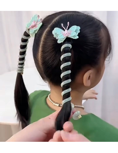 Spinki dla dziecka dziewczynki Motyle ZESTAW...
