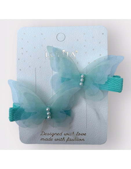 Spinki dla dziecka dziewczynki Motylki MOTYLE Lolita Accessories 2 sztuki