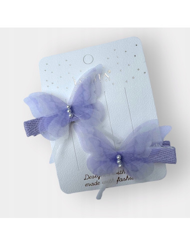 Spinki dla dziecka dziewczynki Motylki MOTYLE...