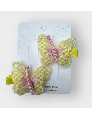 Spinki dla dziecka dziewczynki Motyle Lolita Accessories Zestaw 2 sztuki