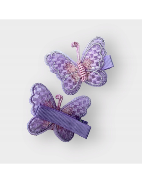 Spinki dla dziecka dziewczynki Motyle Lolita Accessories Zestaw 2 sztuki