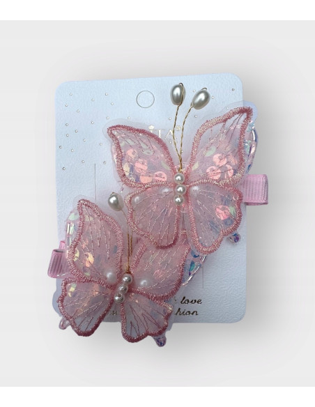 Spinki dla dziecka dziewczynki Motylki MOTYLE Lolita Accessories 2 sztuki