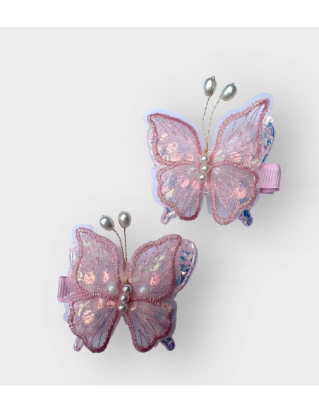Spinki dla dziecka dziewczynki Motylki MOTYLE Lolita Accessories 2 sztuki