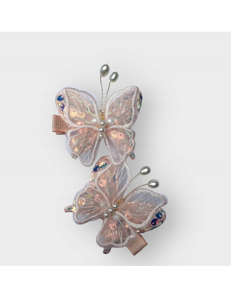 Spinki dla dziecka dziewczynki Motyle MOTYLKI Lolita Accessories 2 sztuki