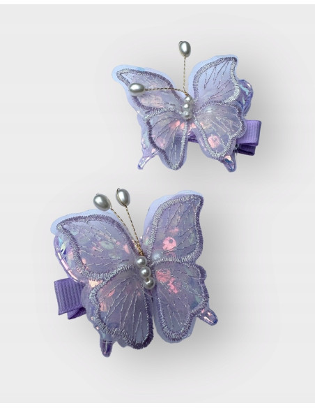 Spinki dla dziecka dziewczynki Motyle MOTYLKI Lolita Accessories 2 sztuki