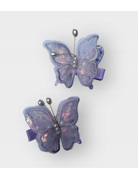 Spinki dla dziecka dziewczynki Motyle MOTYLKI Lolita Accessories 2 sztuki