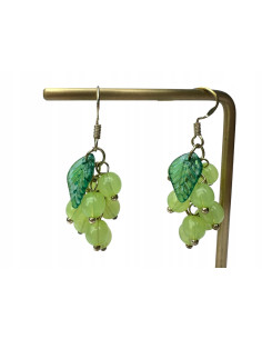 Kolczyki Srebrny sztyft 925 Lolita Accessories ZIELONE...