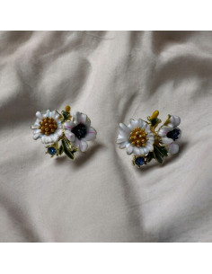 Kolczyki Srebrny sztyft 925 Lolita Accessories Kolorowe...