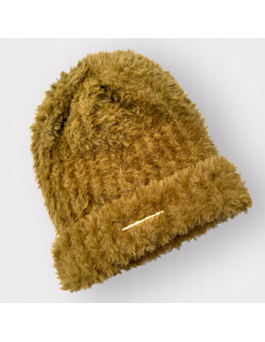 Czapka Zimowa WŁOCHATA SMERFETKA Khaki Lolita Accessories
