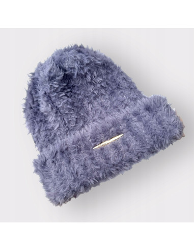 Czapka Zimowa WŁOCHATA SMERFETKA FIOLETOWA Lolita Accessories
