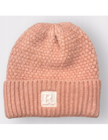 Czapka Zimowa BEANIE CIEPŁA Z WEŁNĄ BRZOSKWINIOWA Lolita Accessories