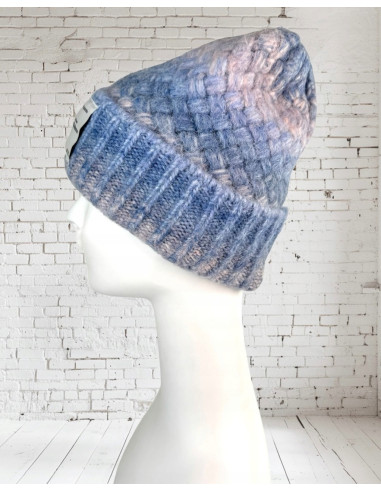 Czapka Zimowa BEANIE CIENIOWANA WIELOKOLOROWA Tęczowa Lolita Accessories