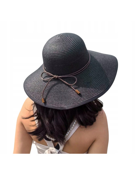 KAPELUSZ Słomiany Plażowy na Lato BOHO Lolita Accessories