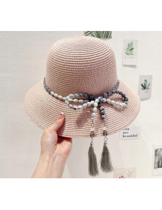 KAPELUSZ Słomiany Plażowy na Lato Duże Rondo Lolita... 2