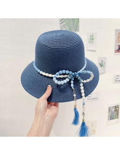 KAPELUSZ Słomiany Plażowy na Lato BOHO Lolita Accessories