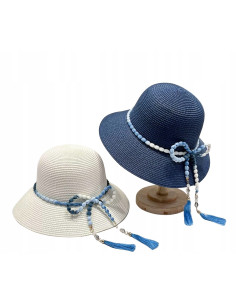 KAPELUSZ Słomiany Plażowy na Lato BOHO Lolita Accessories 2