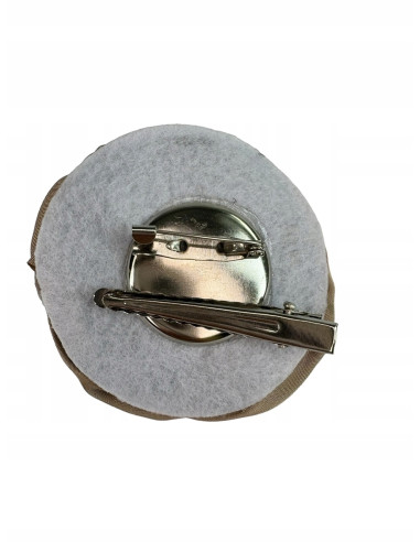 KWIAT RÓŻA Z MATERIAŁU BROSZKA PRZYPINKA...