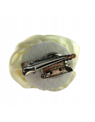 KWIAT RÓŻA Z MATERIAŁU BROSZKA PRZYPINKA...