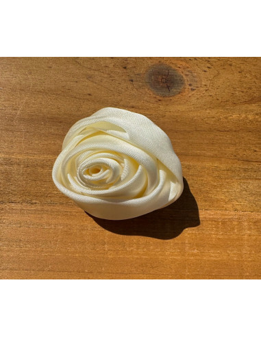 KWIAT RÓŻA Z MATERIAŁU BROSZKA PRZYPINKA...