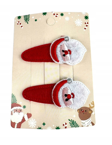 Spinki do włosów Swiąteczne na Boże Narodzenie...