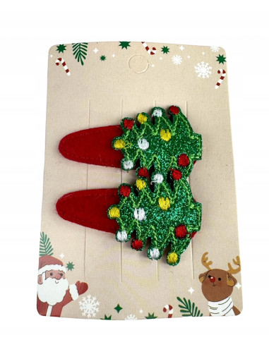 Spinki do włosów Swiąteczne na Boże Narodzenie...