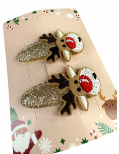 Spinki do włosów Swiąteczne na Boże Narodzenie Swiąteczny...