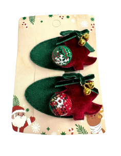 Spinki do włosów Świąteczne na Boże Narodzenie Choinki z...