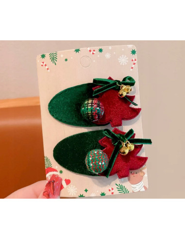 Spinki do włosów Świąteczne na Boże Narodzenie...