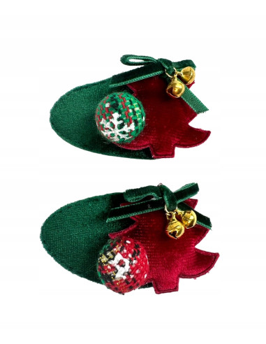 Spinki do włosów Świąteczne na Boże Narodzenie...