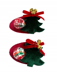 Spinki do włosów Swiąteczne na Boże Narodzenie Choinki z...